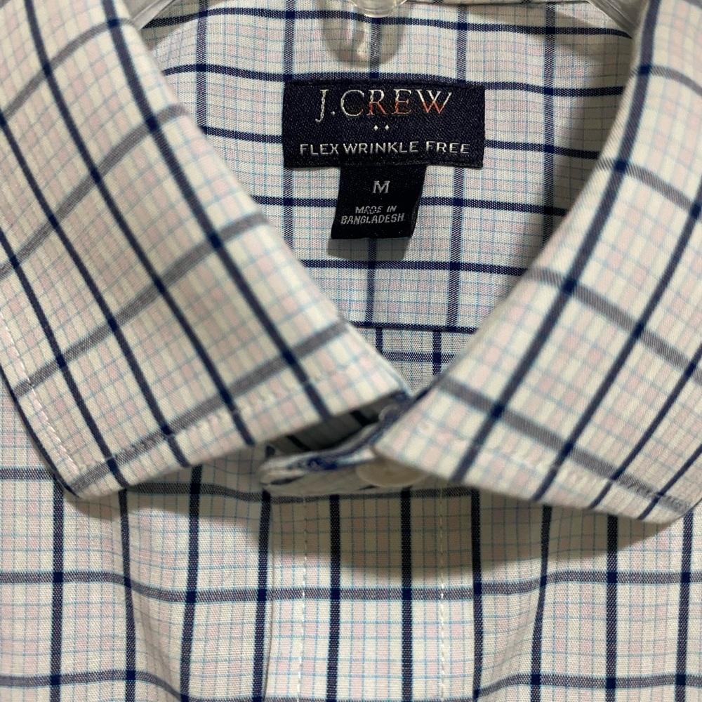 NWOT J. Crew Mens Small button up shirt, Flex Wrinkle Free - Picture 3 of 13